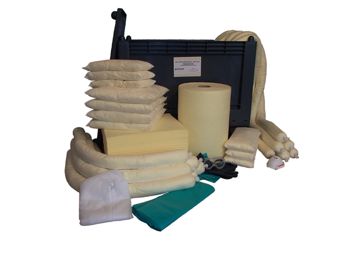 Kit_Antisversamento_Chimici_Universali_gialli_Baule_KIT500Y Rimol