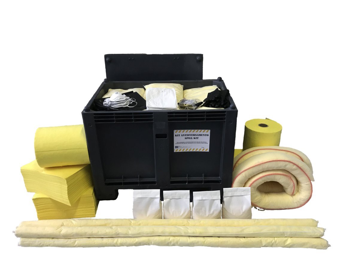 Kit_Antisversamento_Chimici_Universali_gialli_Baule_KIT600Y Rimol